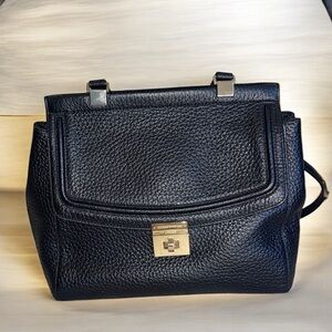 Kate Spade Everett Way Black Jamison Pebbled Leather Handbag